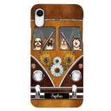 Personalized Dog Sunflower Phone Case Printed 22MAY-DT09