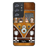 Personalized Dog Sunflower Phone Case Printed 22MAY-DT09