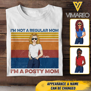 PERSONALIZED I'm Not a Regular mom, i'm Posty Mom TSHIRT QTLN1205