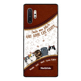 Coque de téléphone personnalisée pour amoureux des chats imprimée 22MAY-DT12