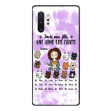 Personalized Girl Love Cat Phone Case Printed 22MAY-HQ13
