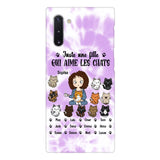 Personalized Girl Love Cat Phone Case Printed 22MAY-HQ13