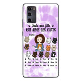 Personalized Girl Love Cat Phone Case Printed 22MAY-HQ13