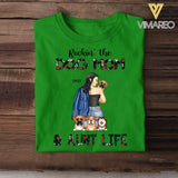 PERSONALIZED ROCKING THE DOG MOM AND AUNT LIFE TSHIRTS NQDT1205