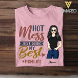 PERSONALIZED HOT MES JUST DOING MY BEST MOMLIFE TSHIRT NQVQ1305