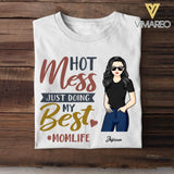 PERSONALIZED HOT MES JUST DOING MY BEST MOMLIFE TSHIRT NQVQ1305