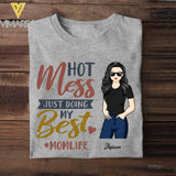 PERSONALIZED HOT MES JUST DOING MY BEST MOMLIFE TSHIRT NQVQ1305