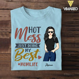 PERSONALIZED HOT MES JUST DOING MY BEST MOMLIFE TSHIRT NQVQ1305