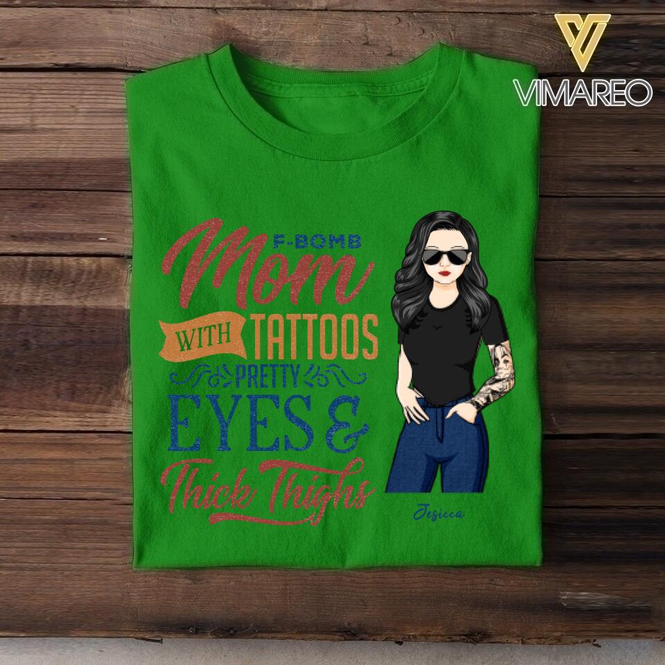 PERSONALIZED TATOOS MOM TSHIRT QTVQ1605