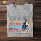 PERSONALIZED SOME DOG MOMS HAVE TATTOOS THICK THINGS  TSHIRTS NQTN1205