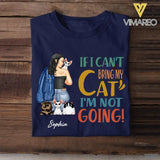 Personalized If I Can't Bring My Cat I'm Not Going Tshirt Printed QTVQ1805