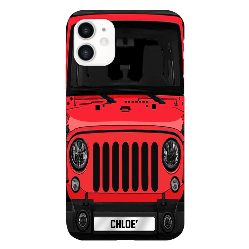 Coque de téléphone Jeep personnalisée imprimée 22MAY-DT18