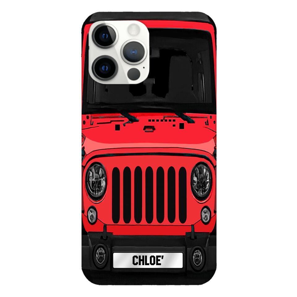 Coque de téléphone Jeep personnalisée imprimée 22MAY-DT18