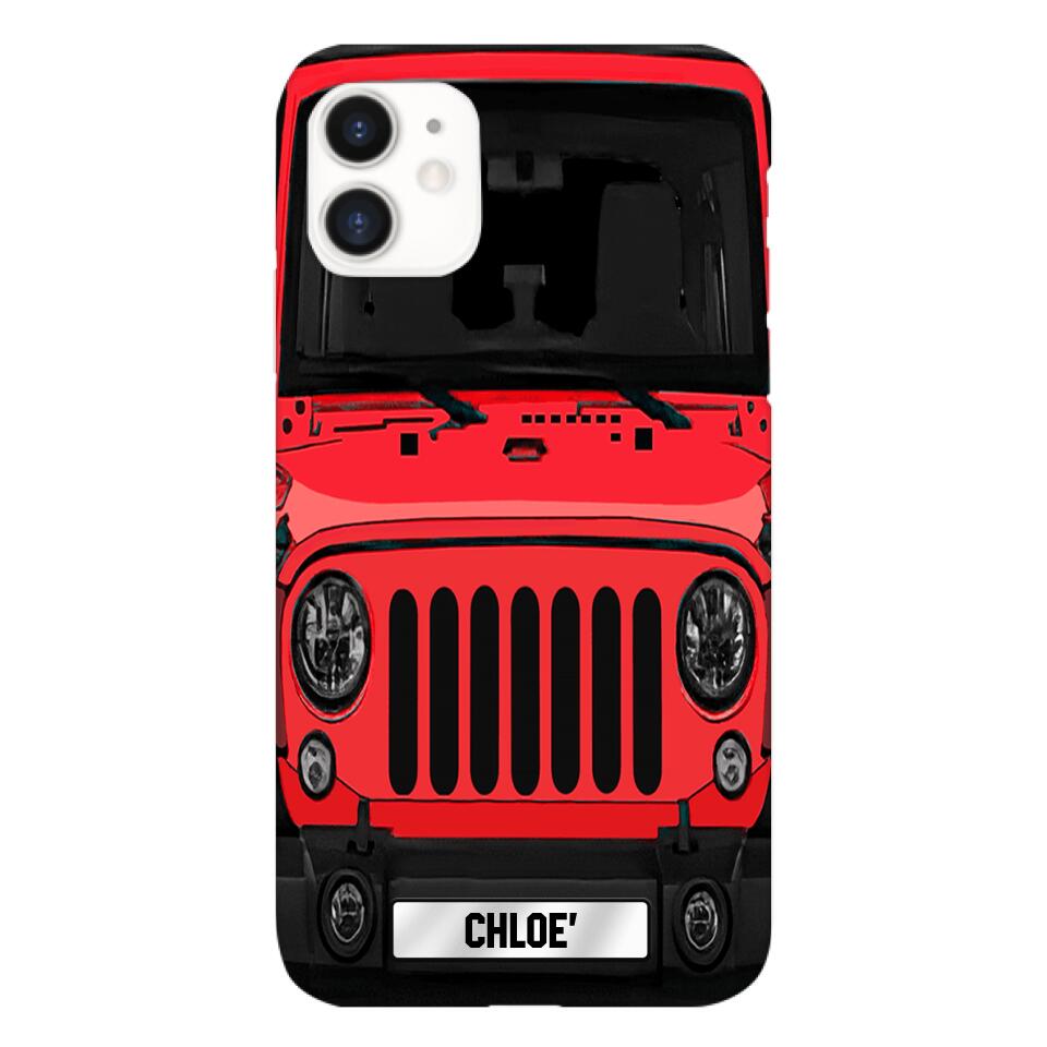 Coque de téléphone Jeep personnalisée imprimée 22MAY-DT18
