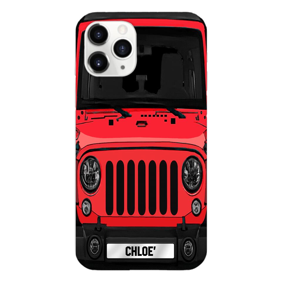 Coque de téléphone Jeep personnalisée imprimée 22MAY-DT18