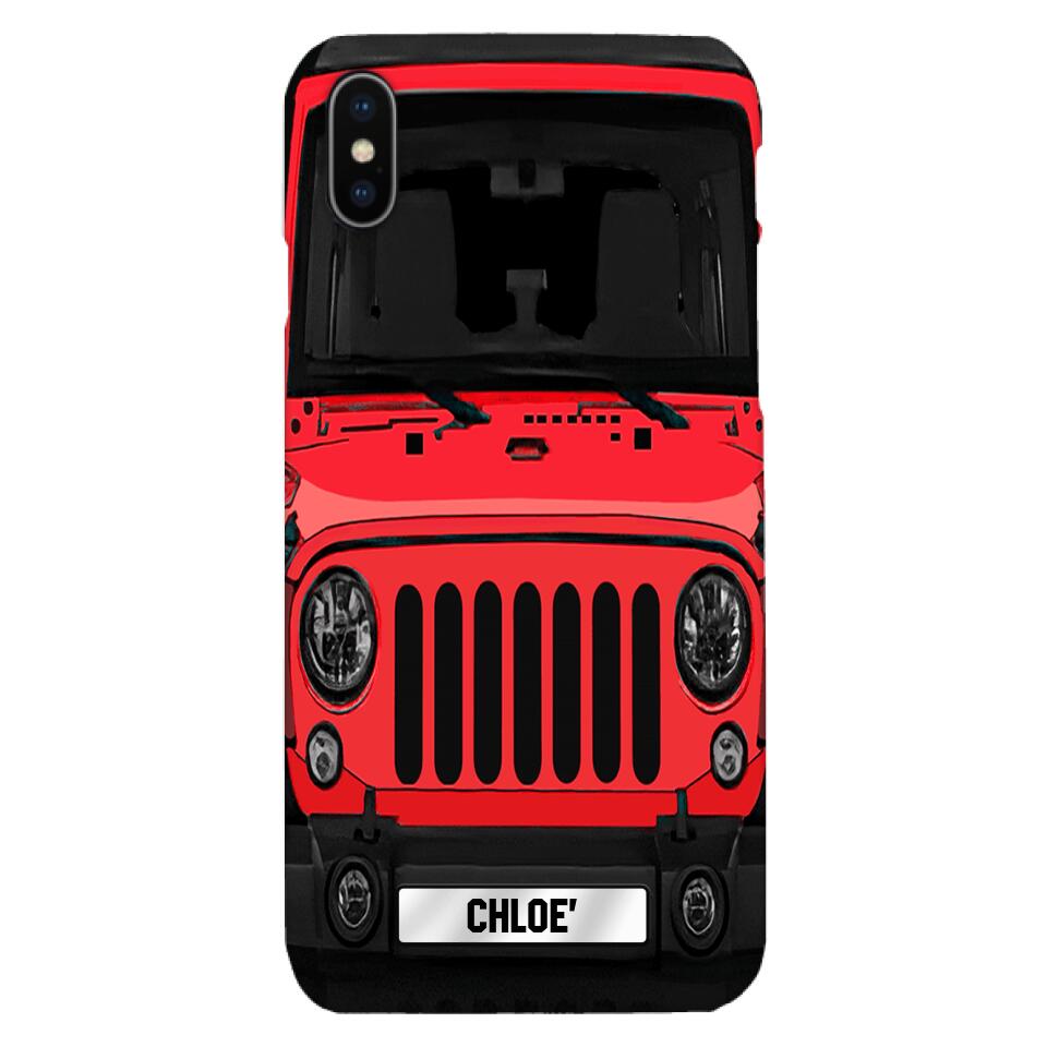 Coque de téléphone Jeep personnalisée imprimée 22MAY-DT18