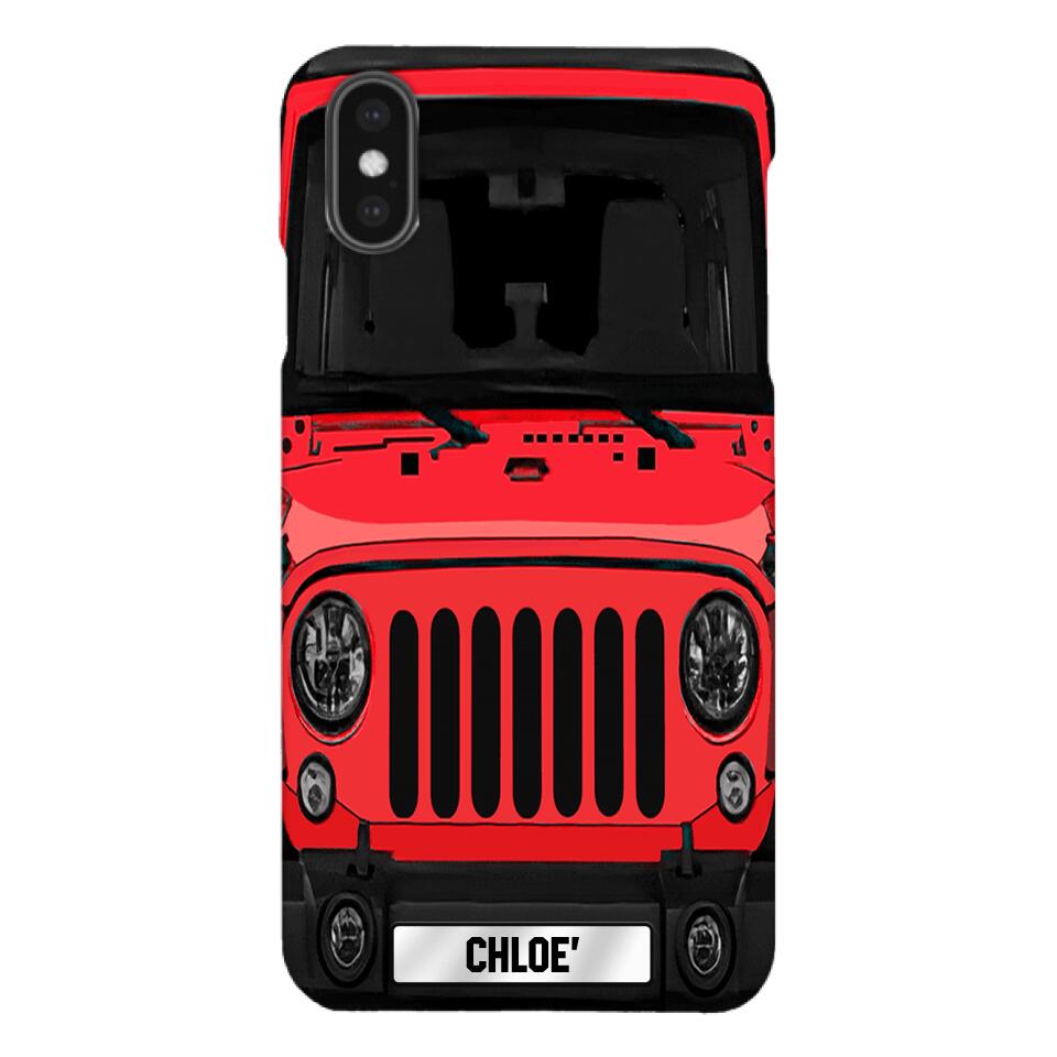 Coque de téléphone Jeep personnalisée imprimée 22MAY-DT18