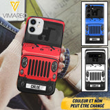 Coque de téléphone Jeep personnalisée imprimée 22MAY-DT18