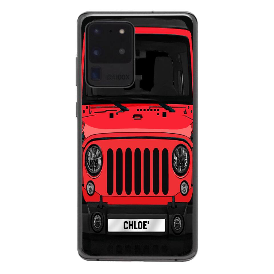 Coque de téléphone Jeep personnalisée imprimée 22MAY-DT18
