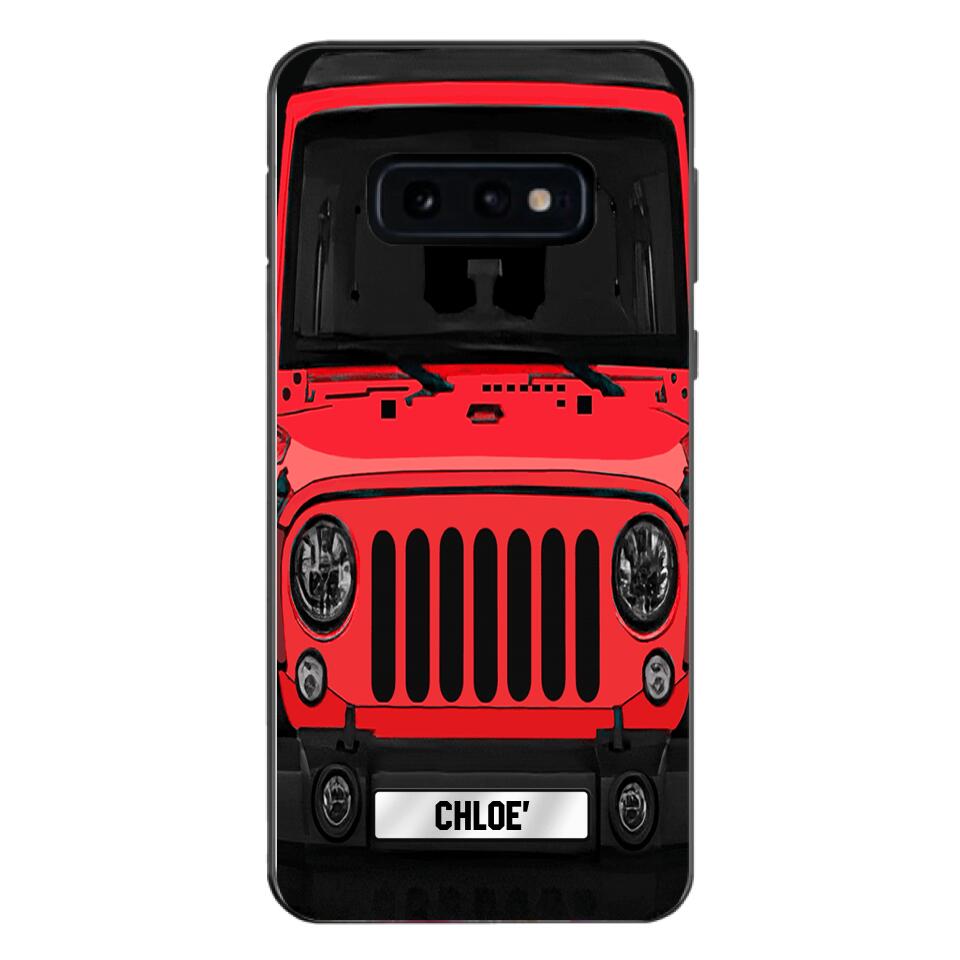 Coque de téléphone Jeep personnalisée imprimée 22MAY-DT18