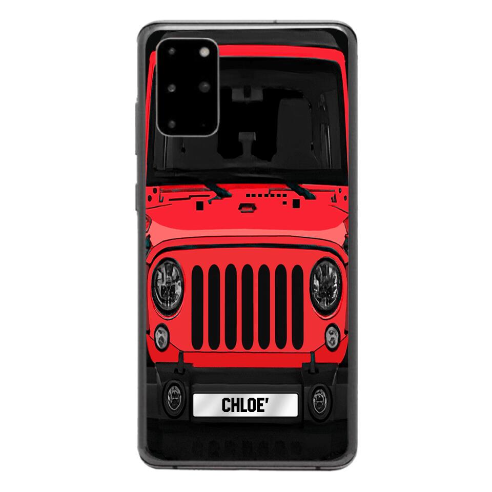 Coque de téléphone Jeep personnalisée imprimée 22MAY-DT18
