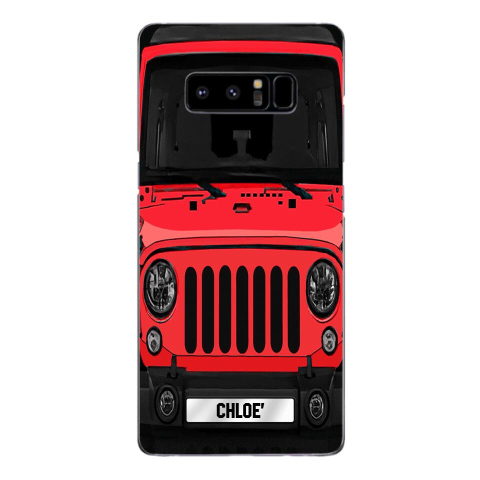 Coque de téléphone Jeep personnalisée imprimée 22MAY-DT18