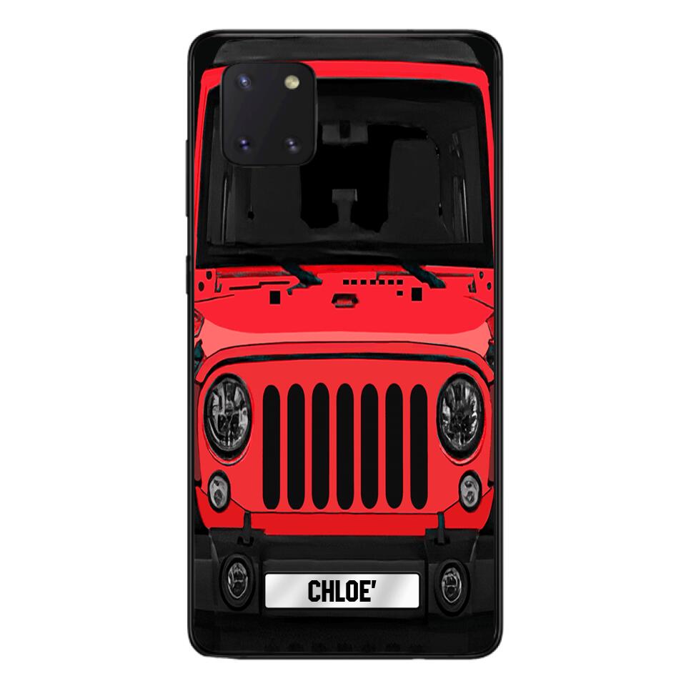 Coque de téléphone Jeep personnalisée imprimée 22MAY-DT18