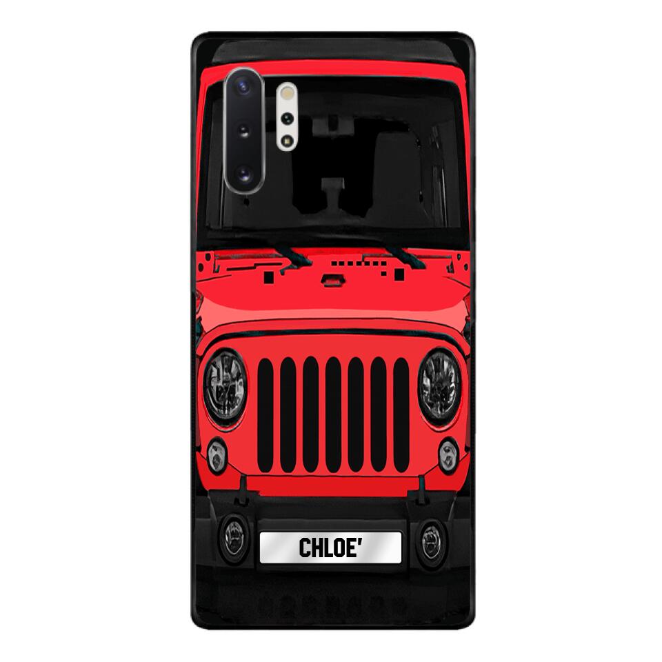 Coque de téléphone Jeep personnalisée imprimée 22MAY-DT18