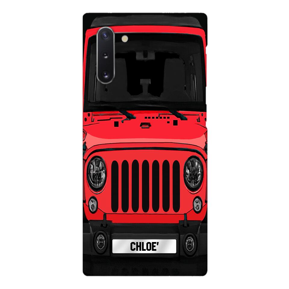 Coque de téléphone Jeep personnalisée imprimée 22MAY-DT18