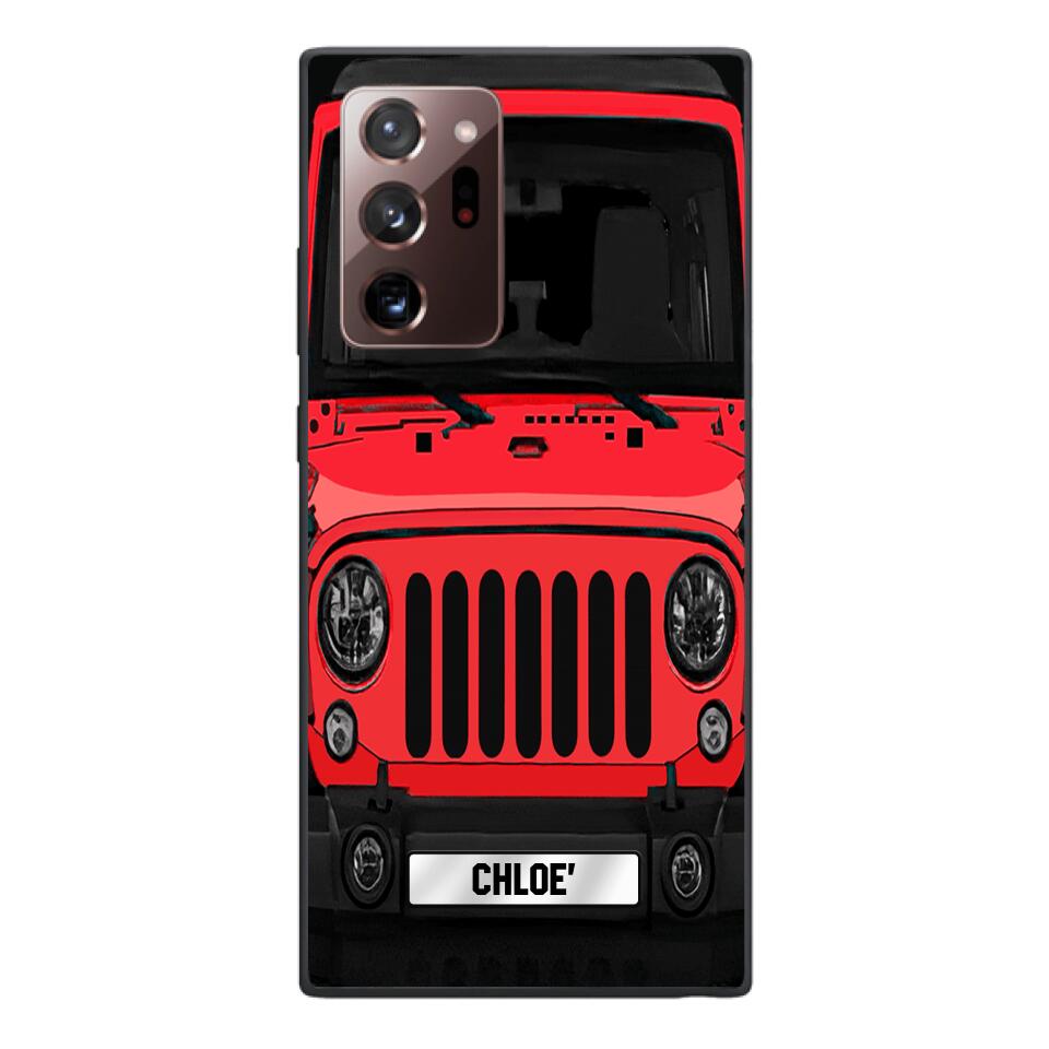 Coque de téléphone Jeep personnalisée imprimée 22MAY-DT18