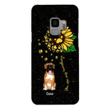 PERSONALIZED DOG SUNFLOWER PHONECASE QTTN1805