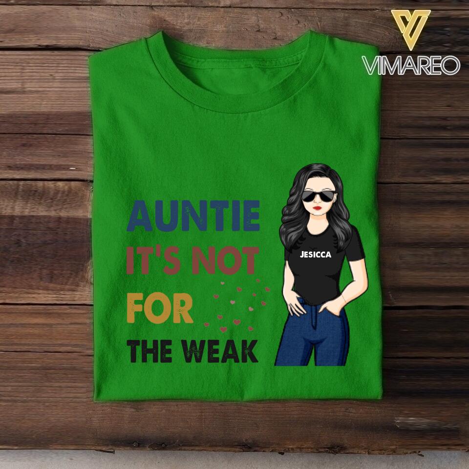 DH Personalized Auntie Tshirt Printed HC1905