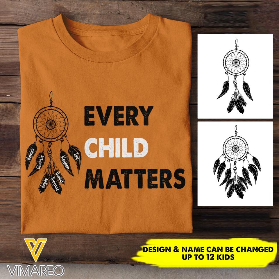 PERSONALIZED Dreamcatcher Every child matters Orange Shirt QTHC2005