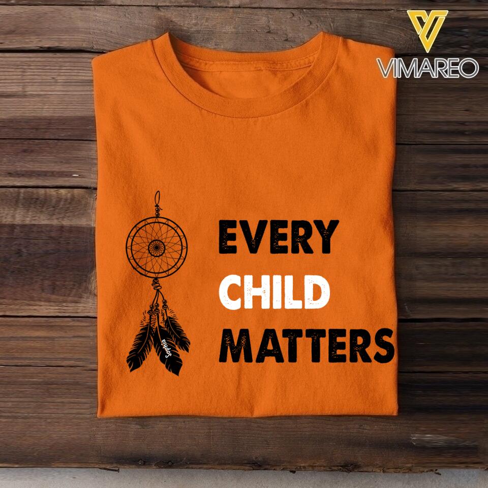 PERSONALIZED Dreamcatcher Every child matters Orange Shirt QTHC2005