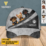 Personalized Love Dog Peaked Cap Printed NQVQ1805