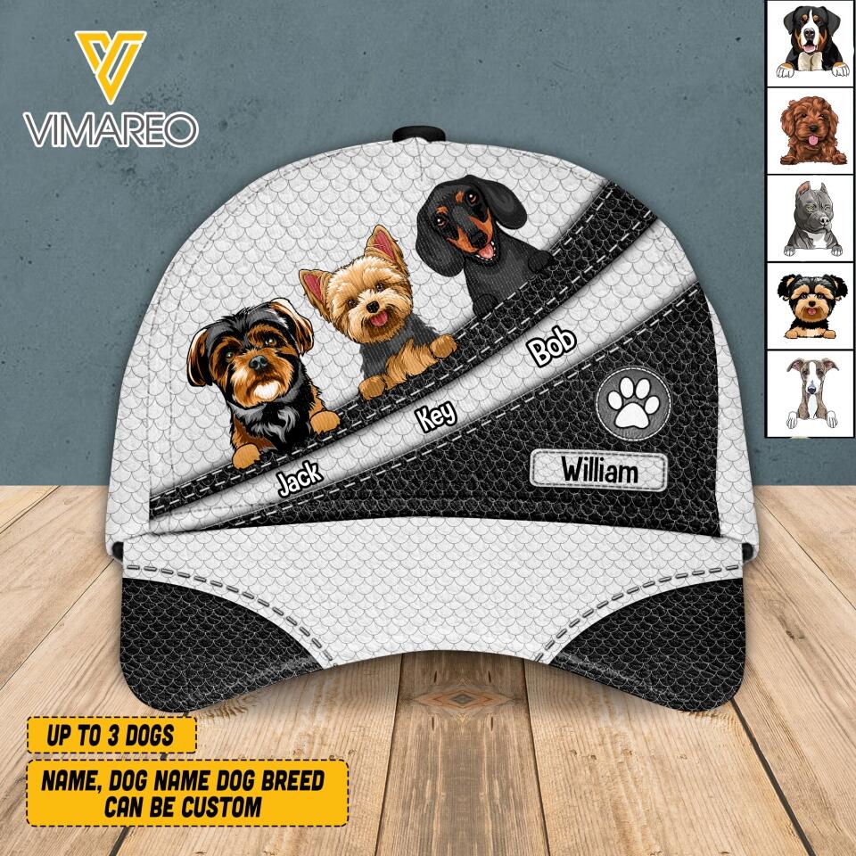 Personalized Dog Lovers Peaked Cap Printed NQVQ1805