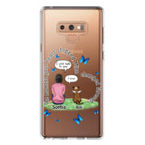 Personalized Girl Love Dog Transparent Silicone Phonecase Printed 22MAY-DT20