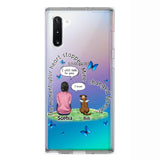 Personalized Girl Love Dog Transparent Silicone Phonecase Printed 22MAY-DT20