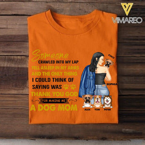 PERSONALIZED DOG MOM TSHIRTS NQHC2005