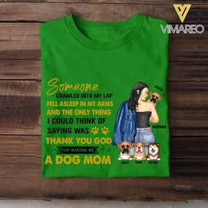 PERSONALIZED DOG MOM TSHIRTS NQHC2005