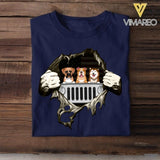 Personalized Jeep Dogs Tshirt Printed 22MAY-LN24