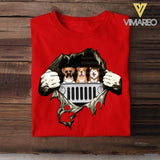 Personalized Jeep Dogs Tshirt Printed 22MAY-LN24