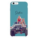 Personalized Jeep Girl Phone Case Printed 22MAY-HC24