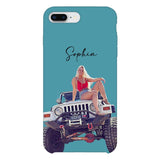 Personalized Jeep Girl Phone Case Printed 22MAY-HC24