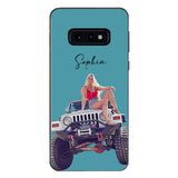 Personalized Jeep Girl Phone Case Printed 22MAY-HC24