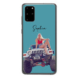 Personalized Jeep Girl Phone Case Printed 22MAY-HC24