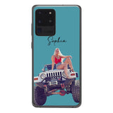 Personalized Jeep Girl Phone Case Printed 22MAY-HC24