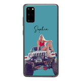 Personalized Jeep Girl Phone Case Printed 22MAY-HC24