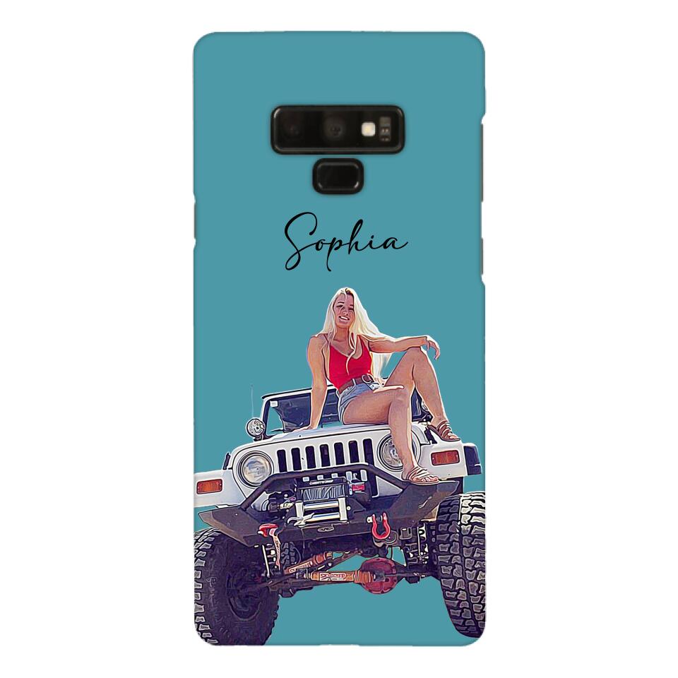 Personalized Jeep Girl Phone Case Printed 22MAY-HC24