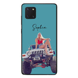 Personalized Jeep Girl Phone Case Printed 22MAY-HC24